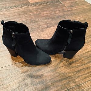 Aldo Noemieflex Ankle Boots Booties (Black Suede Size 8)